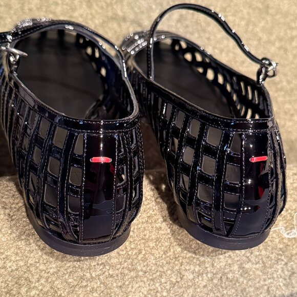 Aeyde Patenet leather woven flats - Picture 2 of 7